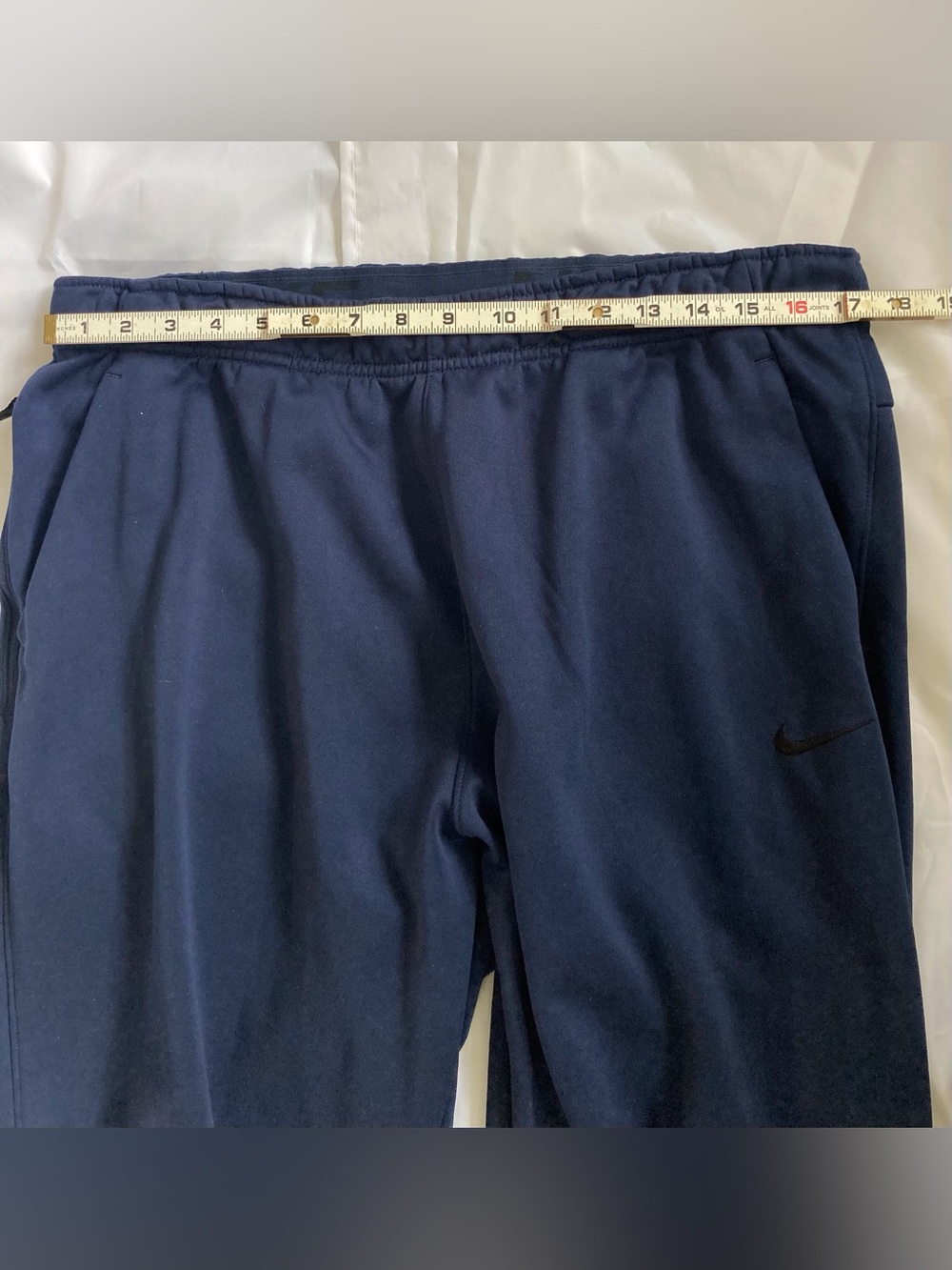 Nike Therma-FIT Men’s Open-Hem Fleece Fitness Pants Obsidian/Navy XL DQ4856-451 - Picture 4 of 14